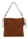 COCCINELLE Lidia Suede Le. / Smooth Le. Shoulderbag Cognac / Cognac