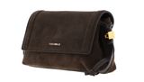 COCCINELLE Thess Mini Bag Suede Leather / Grained Leather Fango / Fango