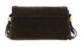 COCCINELLE Thess Mini Bag Suede Leather / Grained Leather Fango / Fango