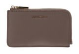 COCCINELLE Metallic Soft Card Holder Warm Taupe COCCINELLE Metallic Soft Card Holder Warm Taupe