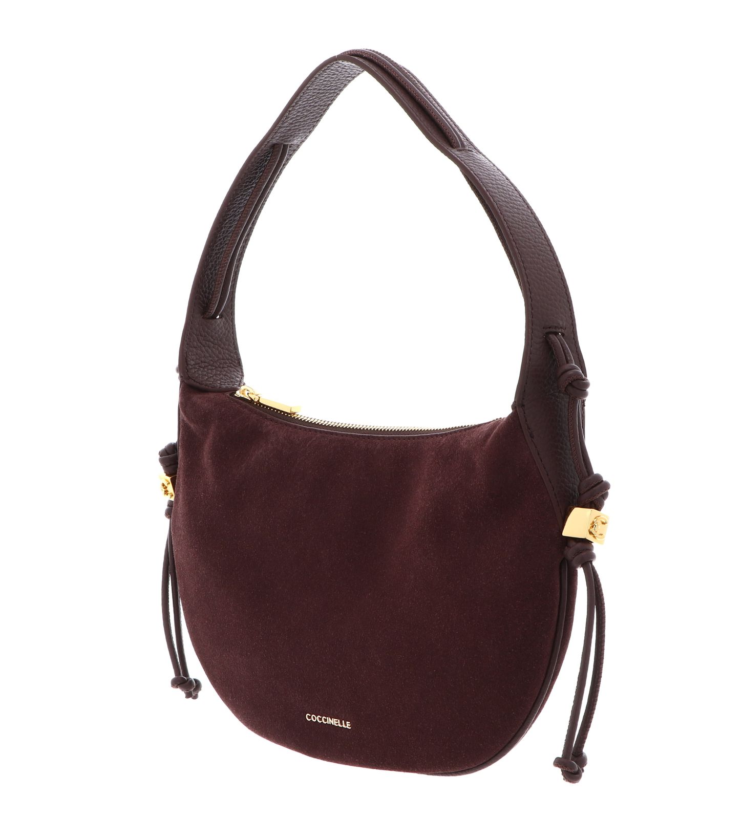 COCCINELLE Thess Handbag Suede Le. / Grained Le. Berry / Berry COCCINELLE Thess Handbag Suede Le. / Grained Le. Berry / Berry
