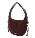 COCCINELLE Thess Handbag Suede Le. / Grained Le. Berry / Berry COCCINELLE Thess Handbag Suede Le. / Grained Le. Berry / Berry