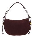 COCCINELLE Thess Handbag Suede Le. / Grained Le. Berry / Berry COCCINELLE Thess Handbag Suede Le. / Grained Le. Berry / Berry