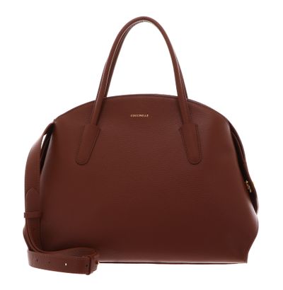 COCCINELLE Tylde Soft Handbag Grained Leather Cognac