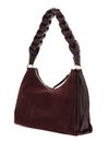 COCCINELLE Boheme Check Embroidery Handbag Berry / Berry COCCINELLE Boheme Check Embroidery Handbag Berry / Berry