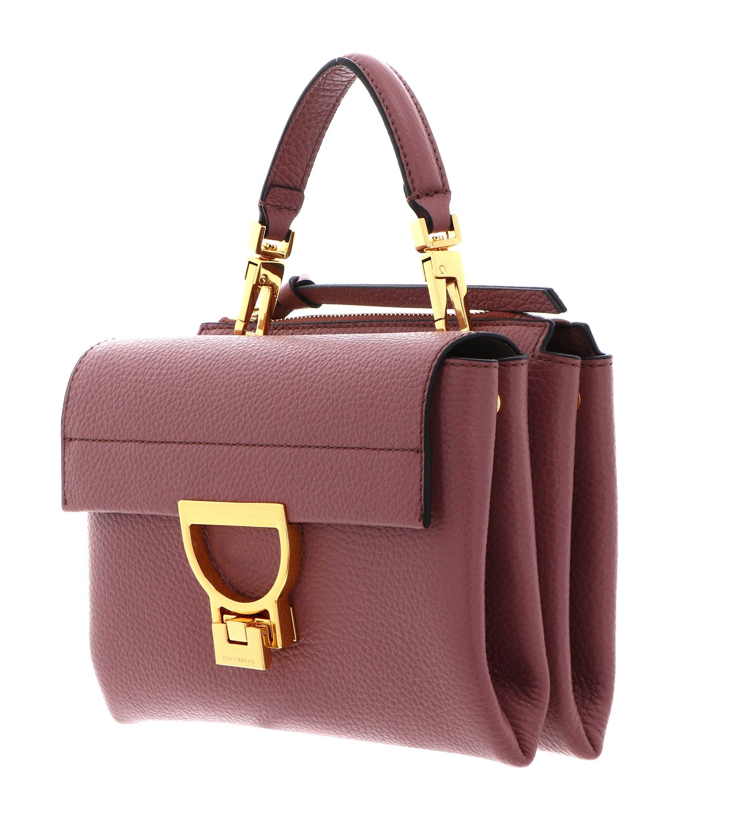 COCCINELLE Arlettis Handbag Grainy Leather Winter Rose COCCINELLE Arlettis Handbag Grainy Leather Winter Rose