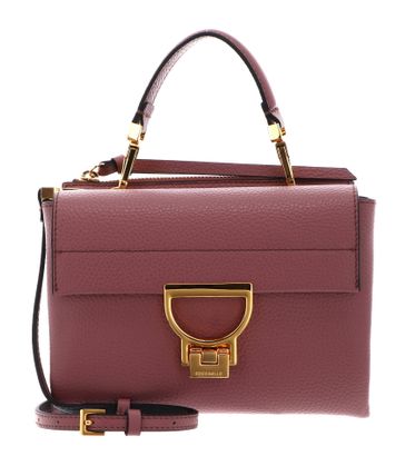COCCINELLE Arlettis Handbag Grainy Leather Winter Rose
