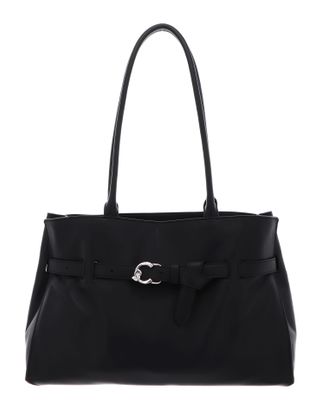 COCCINELLE Sabine Soft Handbag Smooth Leather Noir COCCINELLE Sabine Soft Handbag Smooth Leather Noir