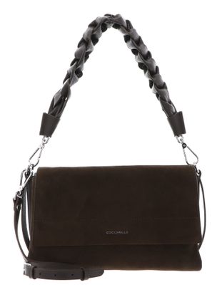 COCCINELLE Boheme Shoulder Bag Suede Leather / Grained Lea. Fango / Fango COCCINELLE Boheme Shoulder Bag Suede Leather / Grained Lea. Fango / Fango