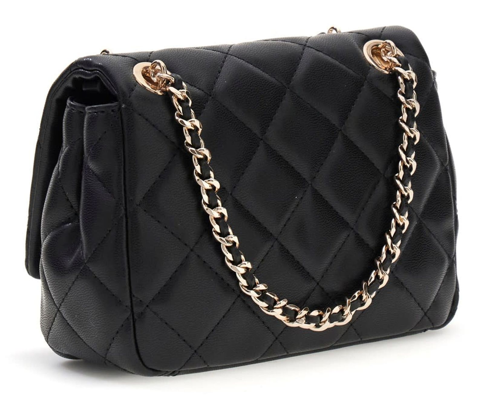 GUESS Juliet Mini Flap Bag Black GUESS Juliet Mini Flap Bag Black