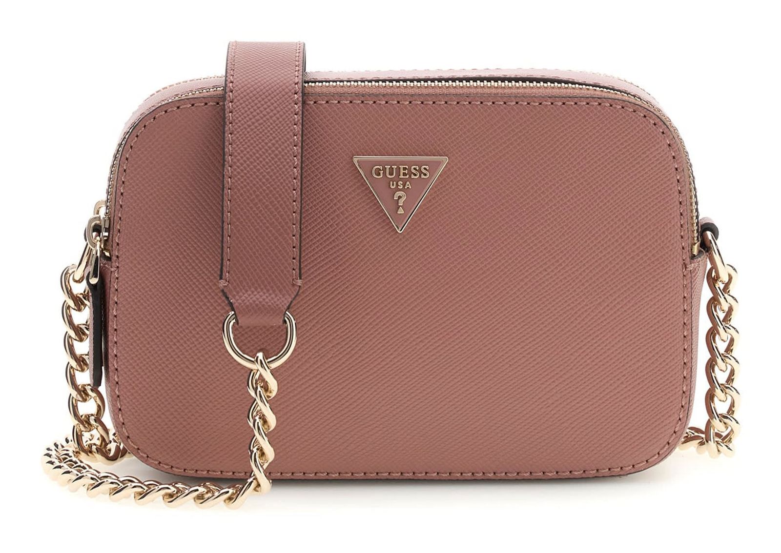 GUESS Noelle II Crossbody Camera Bag Rosewood