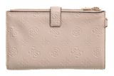GUESS Blake SLG Double Zip Organizer Bone Logo