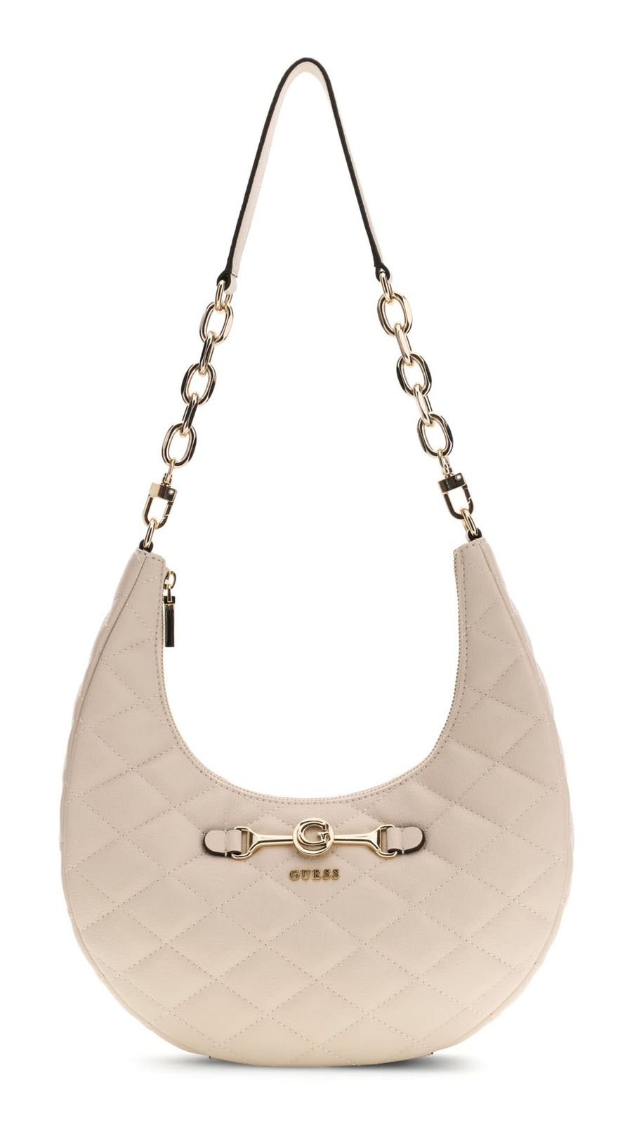 GUESS Frances Hobo Bone
