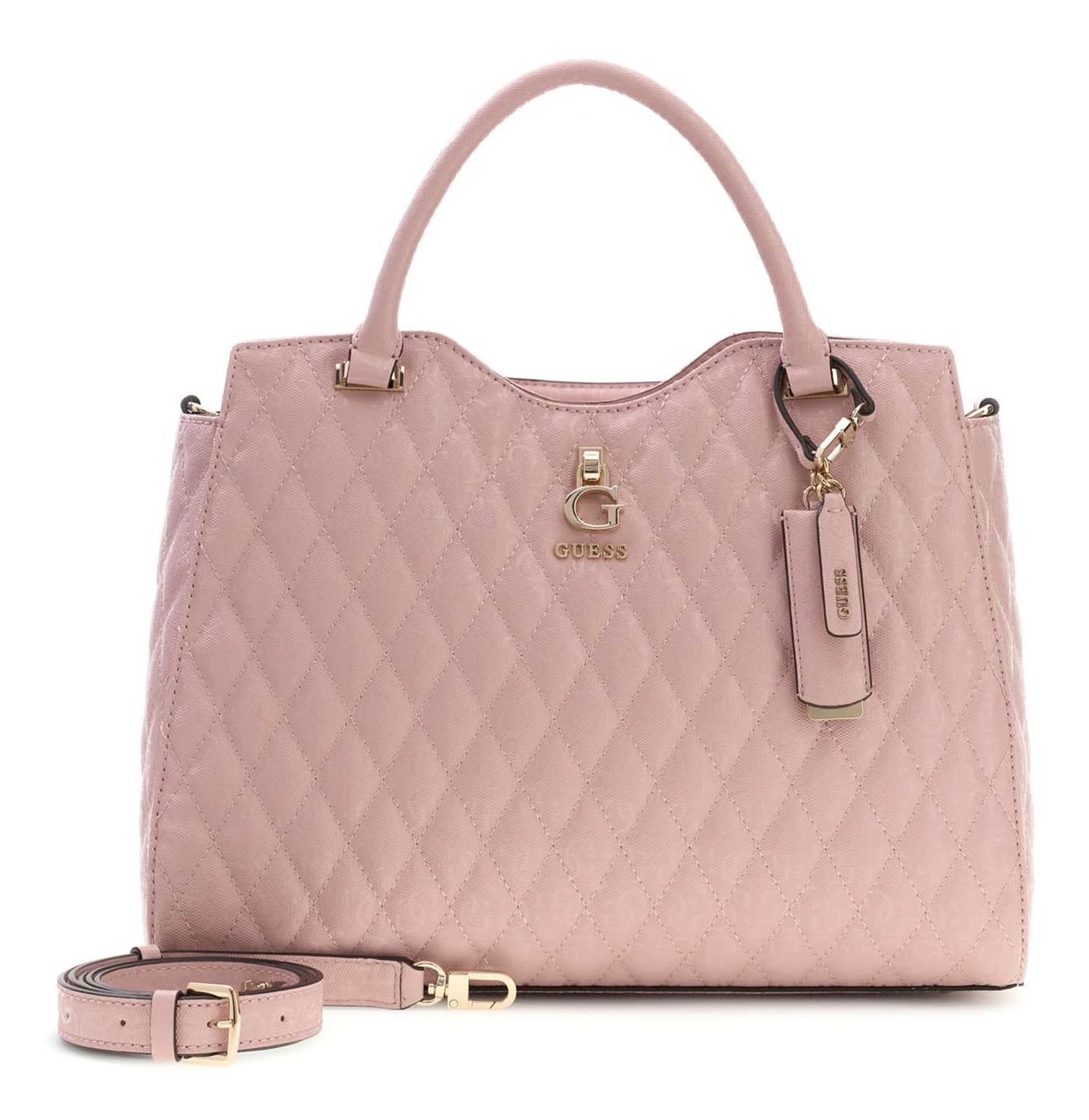 GUESS Tamara Satchel Light Pink
