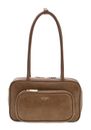 GUESS Bronna Shoulder Satchel Brown