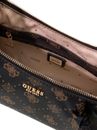 GUESS Allegra Shoulder Bag Espresso Logo GUESS Allegra Shoulder Bag Espresso Logo
