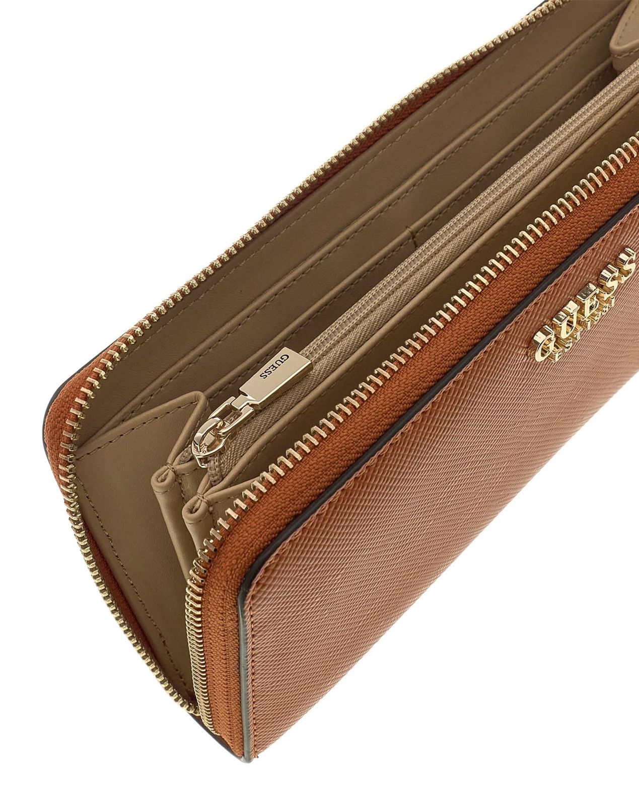 GUESS Danielle SLG Zip Around Wallet L Ginger GUESS Danielle SLG Zip Around Wallet L Ginger