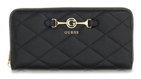 GUESS Frances SLG Large Zip Around Wallet L Black