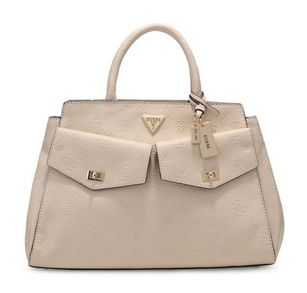 GUESS Blake Girlfriend Satchel L Bone Logo GUESS Blake Girlfriend Satchel L Bone Logo