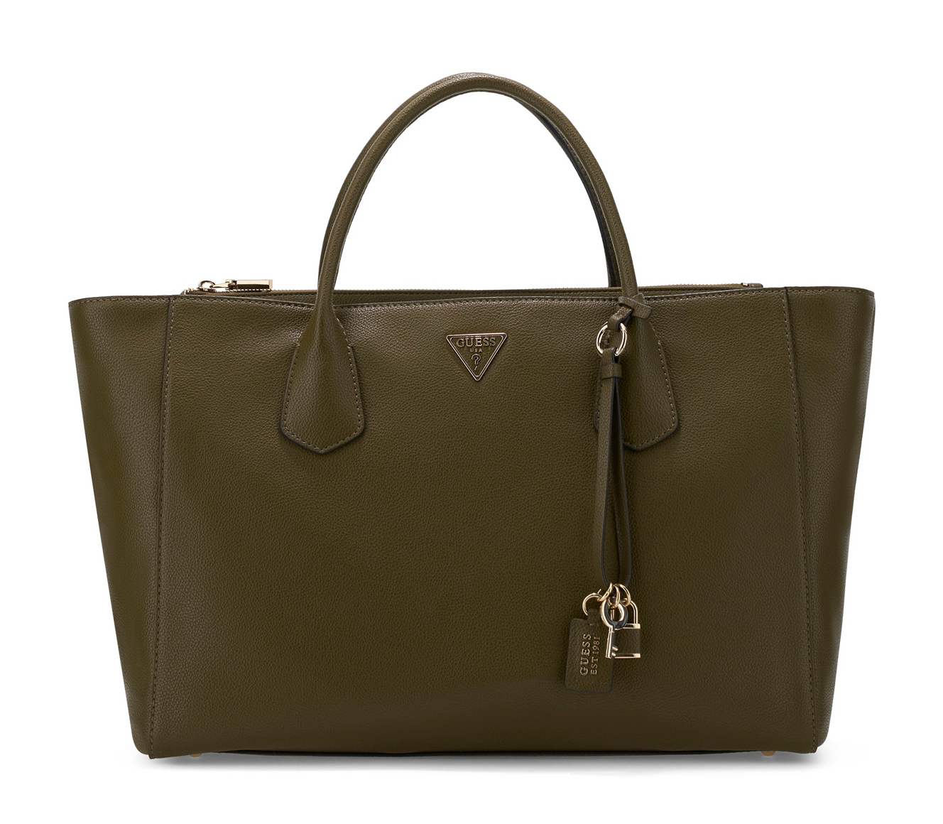 GUESS Marissa Tech Tote Olive