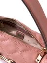 GUESS Frances Mini Top Zip Crossbody Bag Rosewood