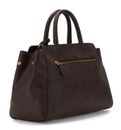 GUESS Blake Girlfriend Satchel L Brown Logo