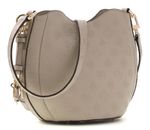 GUESS Carmella Crossbody Bucket Bag Bone Logo GUESS Carmella Crossbody Bucket Bag Bone Logo