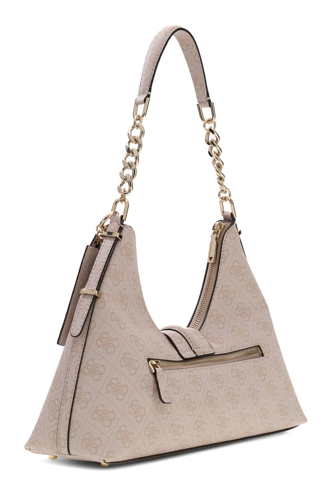 GUESS Yvonne Logo Hobo Bag Stone Logo GUESS Yvonne Logo Hobo Bag Stone Logo