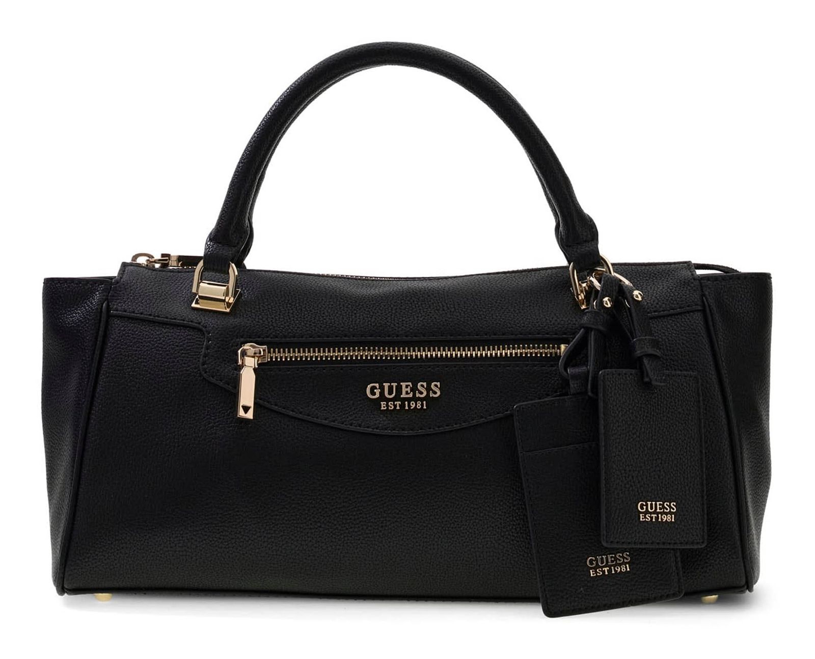 GUESS Antonia Girlfriend Satchel S Black GUESS Antonia Girlfriend Satchel S Black