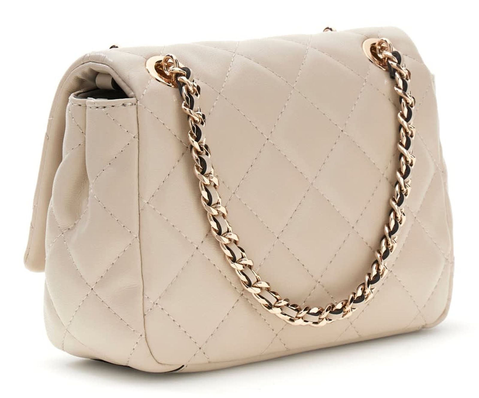 GUESS Juliet Mini Flap Bag Bone GUESS Juliet Mini Flap Bag Bone