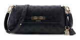 GUESS Carmella Flap Crossbody Black Logo