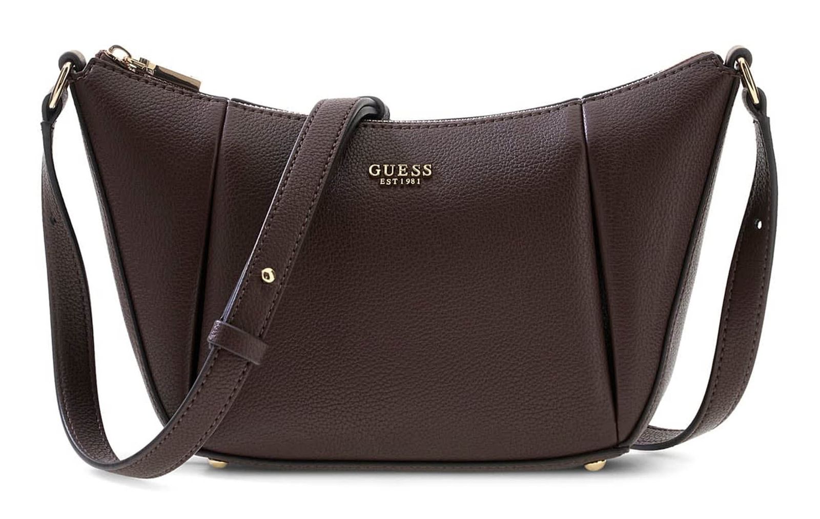 GUESS Melody Convertible Shoulder Bag Brown