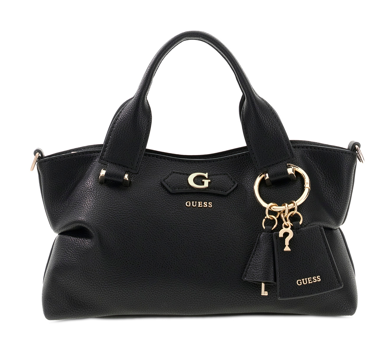 GUESS Suzy Mini 3 Compartment Satchel Black GUESS Suzy Mini 3 Compartment Satchel Black