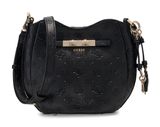 GUESS Carmella Crossbody Bucket Bag Black Logo
