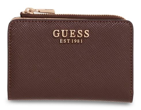 GUESS Danielle SLG Zip Around Card Case Brown