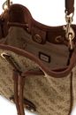 GUESS Samantha Mini Bucket Latte Logo / Brown GUESS Samantha Mini Bucket Latte Logo / Brown