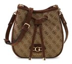 GUESS Samantha Mini Bucket Latte Logo / Brown GUESS Samantha Mini Bucket Latte Logo / Brown