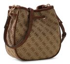 GUESS Samantha Mini Bucket Latte Logo / Brown GUESS Samantha Mini Bucket Latte Logo / Brown