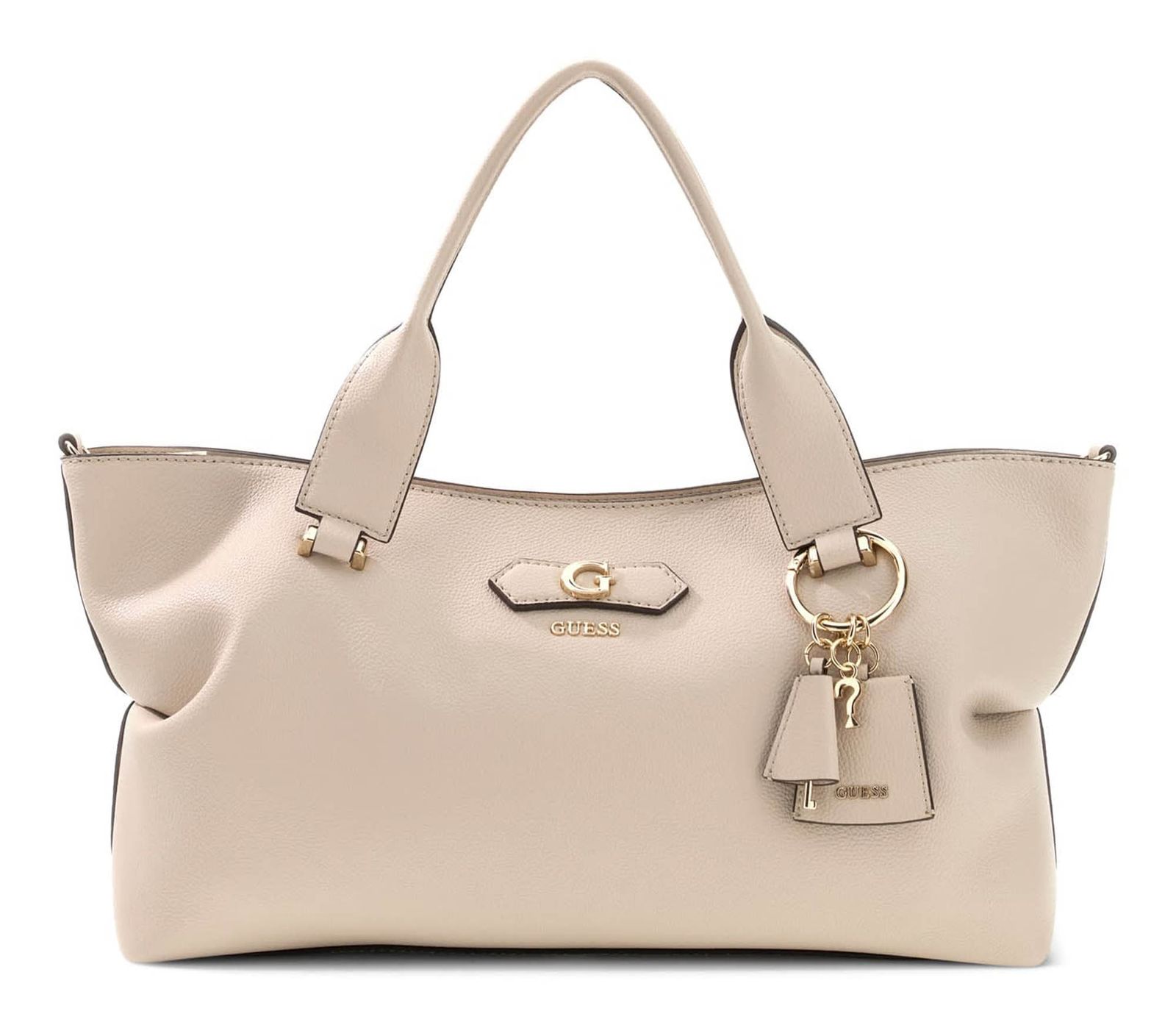 GUESS Suzy 3 Compartment Satchel Bone GUESS Suzy 3 Compartment Satchel Bone