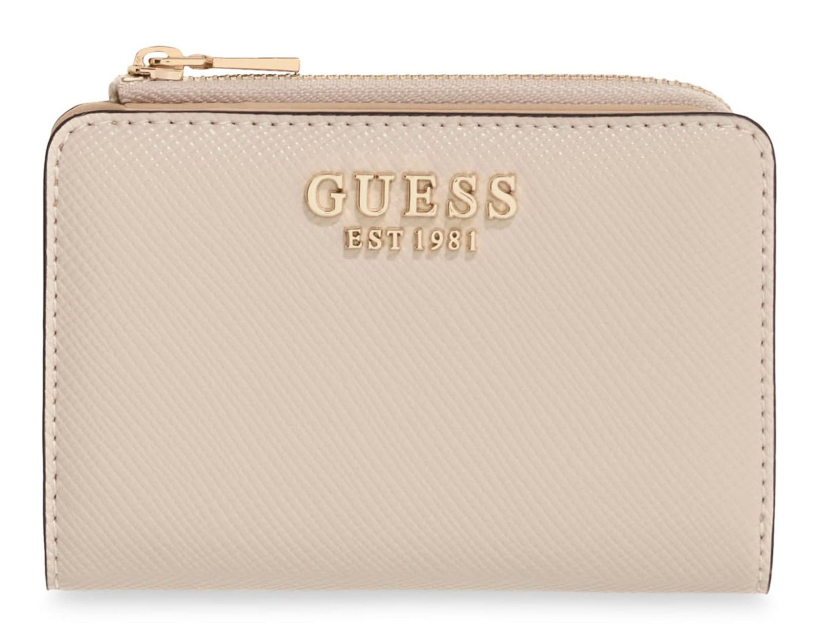 GUESS Danielle SLG Zip Around Card Case Bone
