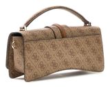 GUESS Yvonne Logo Mini Top Handle Flap Latte Logo GUESS Yvonne Logo Mini Top Handle Flap Latte Logo