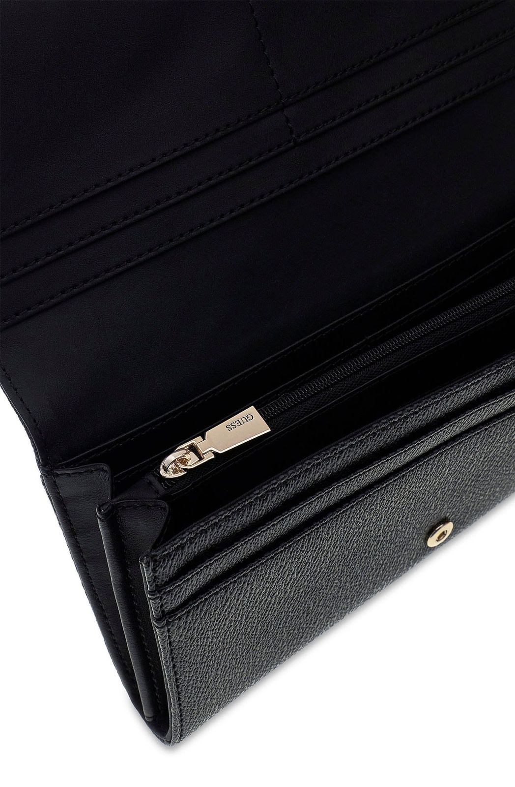 GUESS Yvonne Logo SLG Flap Organizer Coal Logo GUESS Yvonne Logo SLG Flap Organizer Coal Logo
