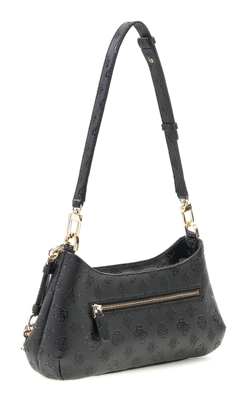 GUESS Carmella Hobo Black Logo GUESS Carmella Hobo Black Logo