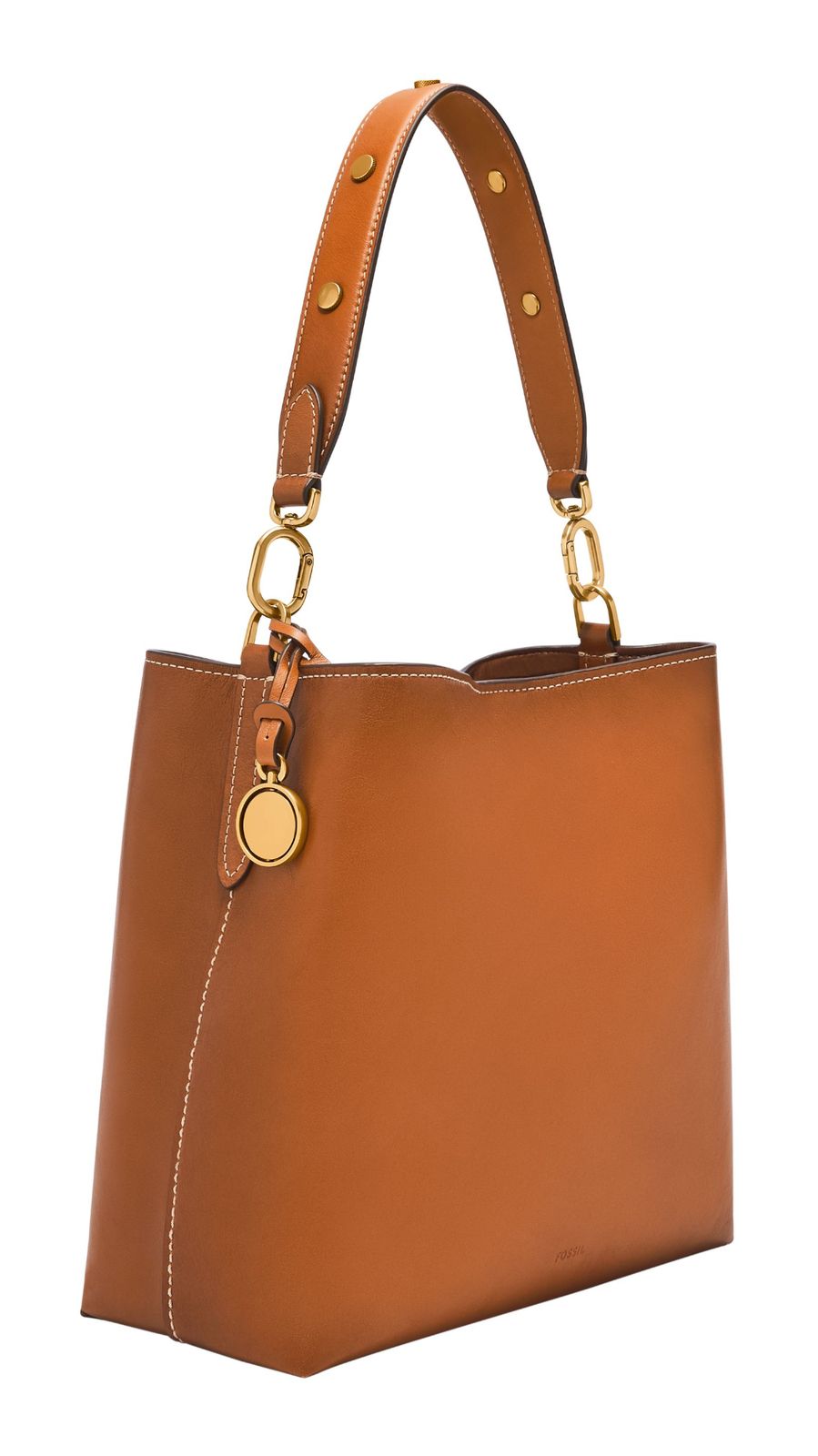 FOSSIL Jessie Bucket Shoulder Bag Brown FOSSIL Jessie Bucket Shoulder Bag Brown
