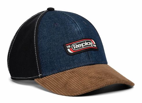 REPLAY Cap Indigo Overdyed Indigo REPLAY Cap Indigo Overdyed Indigo
