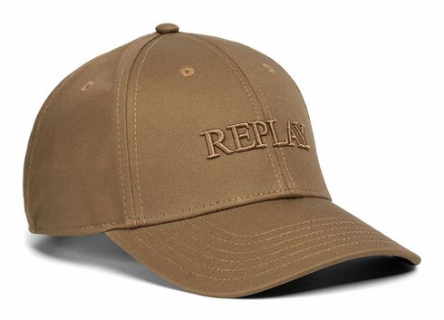 REPLAY Cap Dark Beige REPLAY Cap Dark Beige