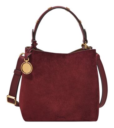 FOSSIL Jessie Bucket Shoulder Bag S Wine Red FOSSIL Jessie Bucket Shoulder Bag S Wine Red