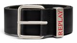 REPLAY Leather Belt W100 Black REPLAY Leather Belt W100 Black