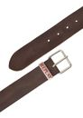 REPLAY Leather Belt W90 Dark Brown
