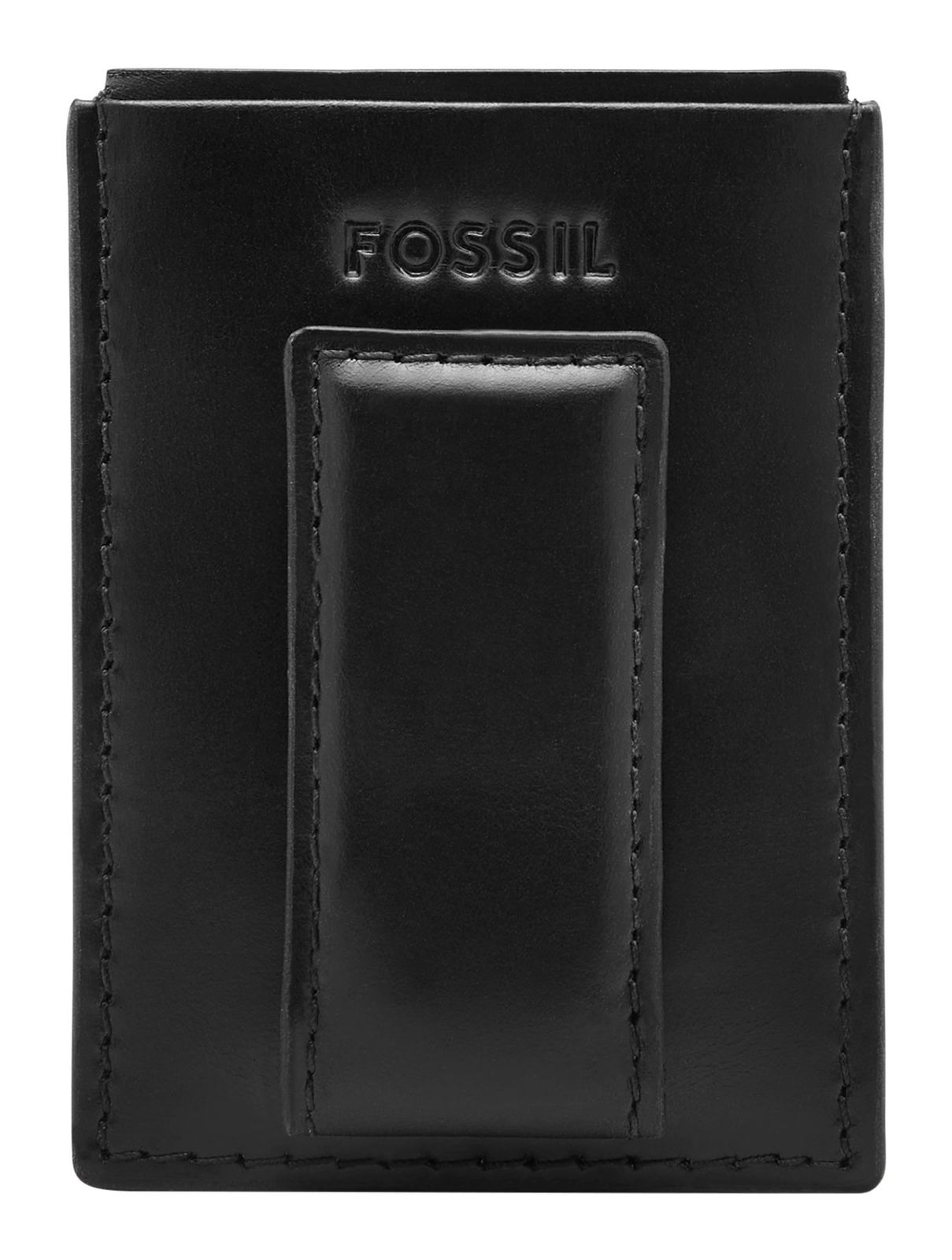 FOSSIL Derrick Magnetic Card Case Black